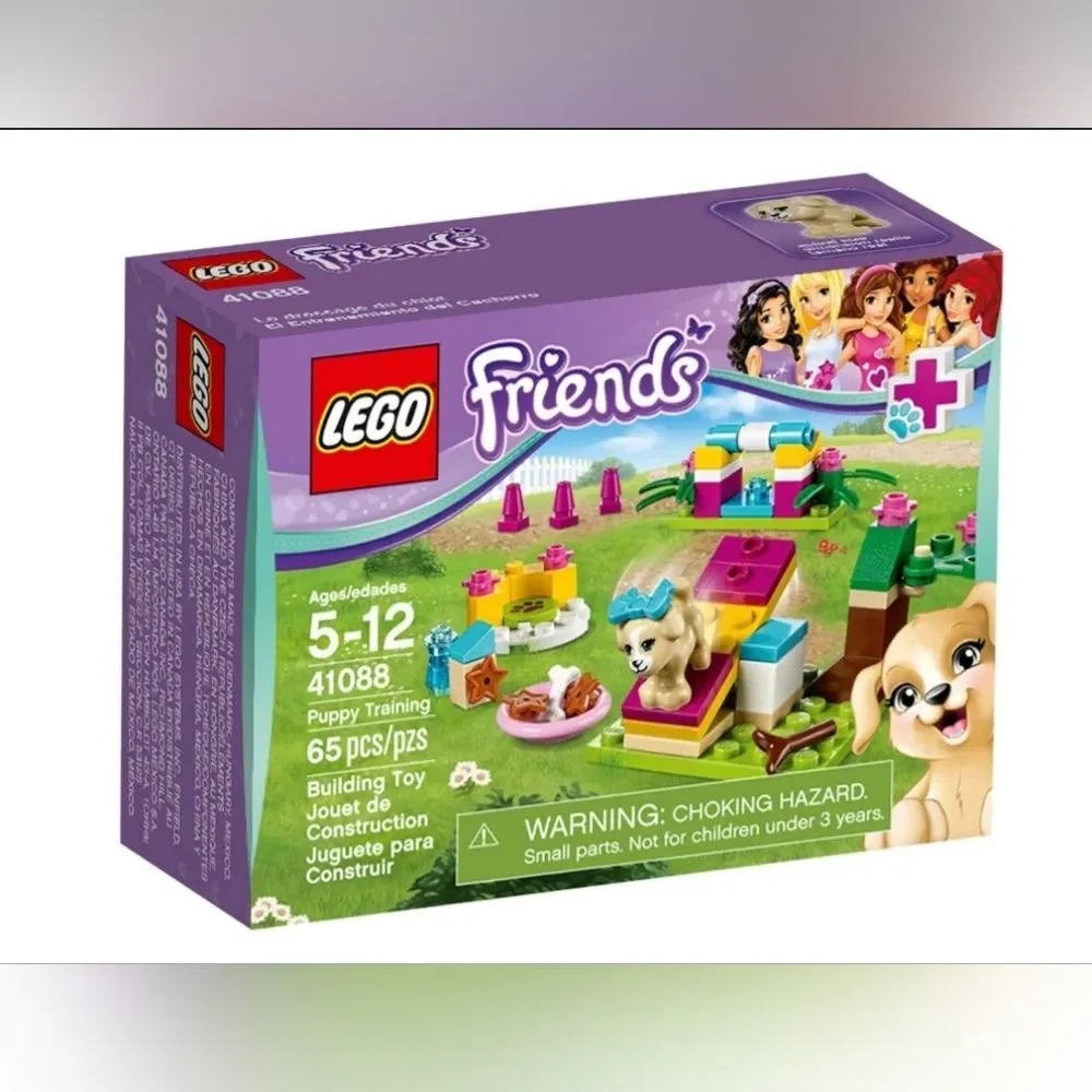 Lego Friends lot of 4 puppy sets, ages 5-12, 385 total pieces